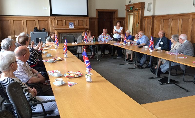 Moshe Tamir entertains at Hendon Town Hall