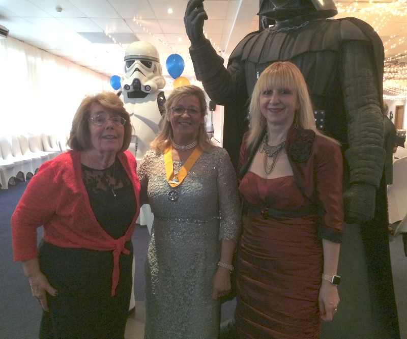 Sasha’s handover dinner at Elstree Studio