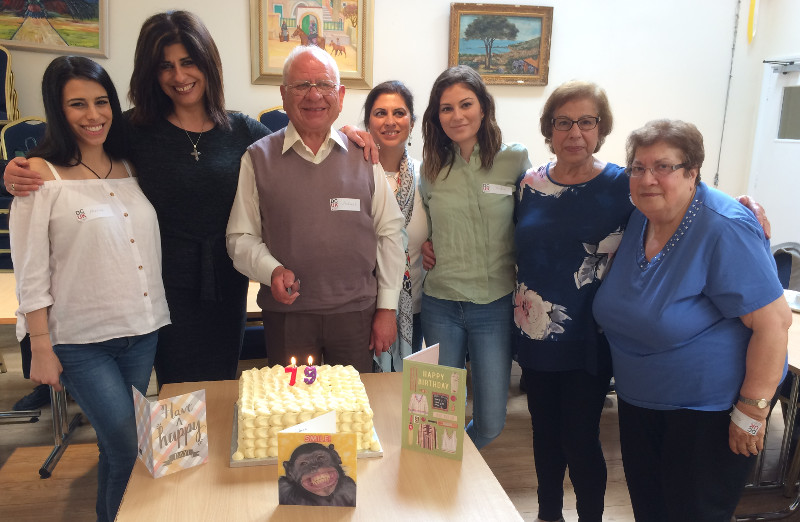 Andreas celebrating his 79th birthday
