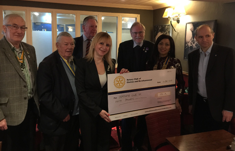 Donation from Rotary Club of Elstree & Borehamwood